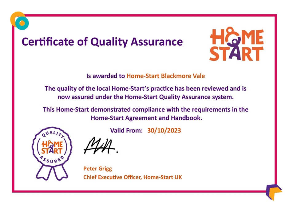 We are now QA accredited !